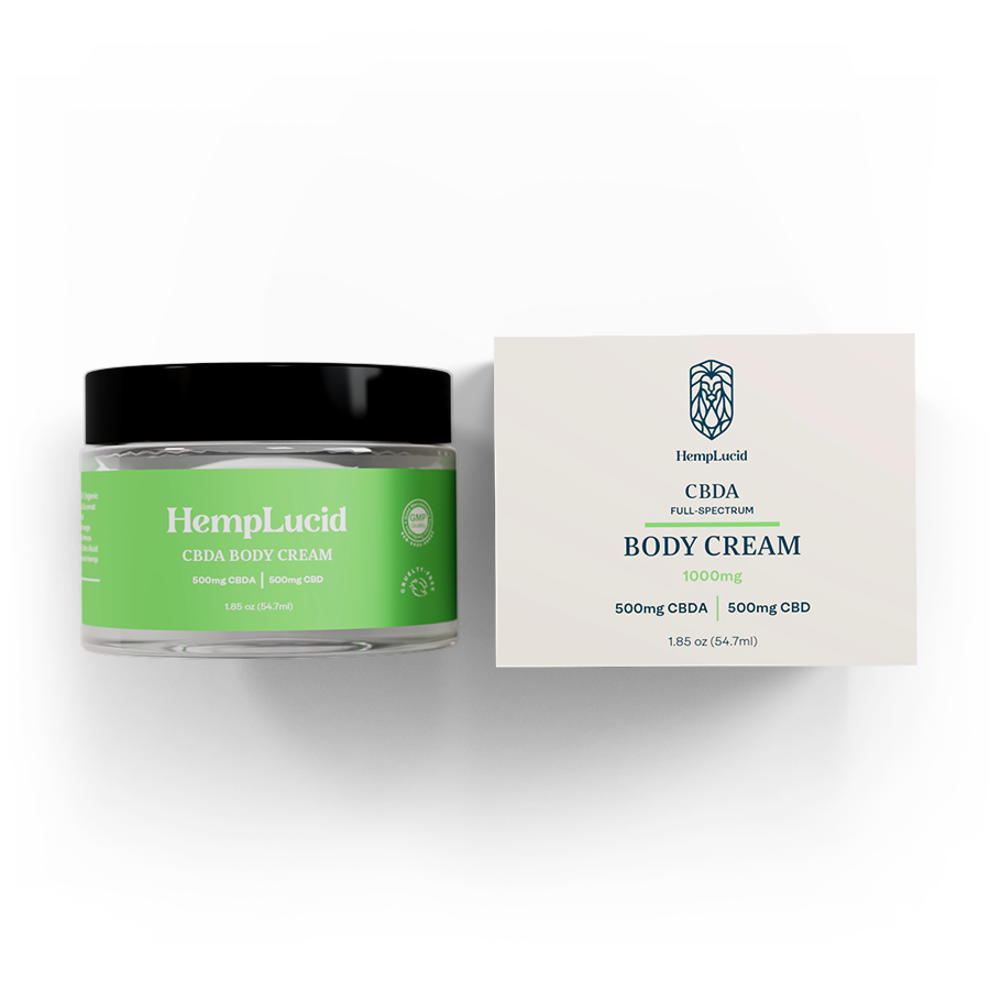 Topical CBDA Full-Spectrum Body Cream - 1000mg